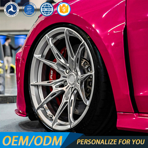 <span class=keywords><strong>Jantes</strong></span> de voiture pour <span class=keywords><strong>Mercedes</strong></span> <span class=keywords><strong>AMG</strong></span> Tesla BMW M3 M4 Audi RS Argent 5x112 5x120 5x114.3 Wheelforce Wheels - Product Image 1