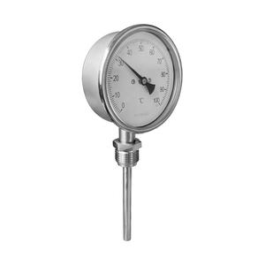 4 इंच औद्योगिक जल तापमान थर्मामीटर गेज डायल wss411 रेडियल बिमल थर्मामीटर - Product Image 5