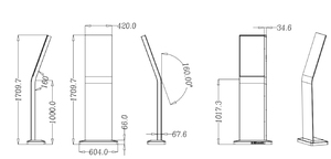 30 inch tất cả trong một màn hình cảm ứng hiển thị tương tác thông tin kiosk trong suốt OLED - Product Image 5