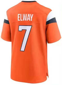 Derde Generatie Nieuw Model 10 Bo Nix 2 Patrick Sultan-II 14 Courtland Sutton 7 John Elway Gestikte Voetbalshirts - Product Image 5