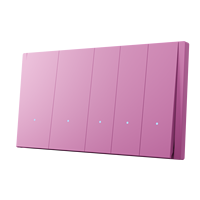 Interrupteur mural Touchmi 86*157mm en plastique, double interrupteur 2/3 voies avec prise allemande et ports USB