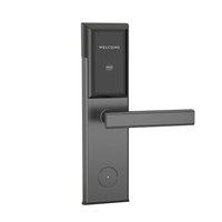 Serrure de porte d'hôtel en acier inoxydable T57 ou M1, serrures de porte électroniques pour hôtel et appartement
