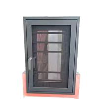 Fenêtre en aluminium pour maisons, puits de lumière et portes, porte coulissante en verre noir à double vitrage, toit de maison, triple vitrage, résistant