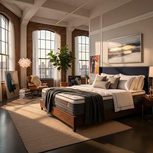 Colchón de Espuma Gruesa y Cómoda de Estilo Moderno con Buena Elasticidad y Funda Extraíble para Muebles de Dormitorio - Product Image 1