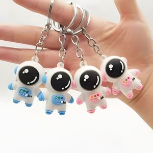 Design Custom logo 3D Cartoon Cute Design Soft Rubber Car Keychain Accessories Doll Bag Backpack Pendant PVC <b>Key</b> <b>Chain</b> - Product Image 4