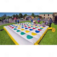 Jeu de Twister gonflable géant pour enfants Backyard Summer Fun Giant Gonflable Twister Game Rental Twister