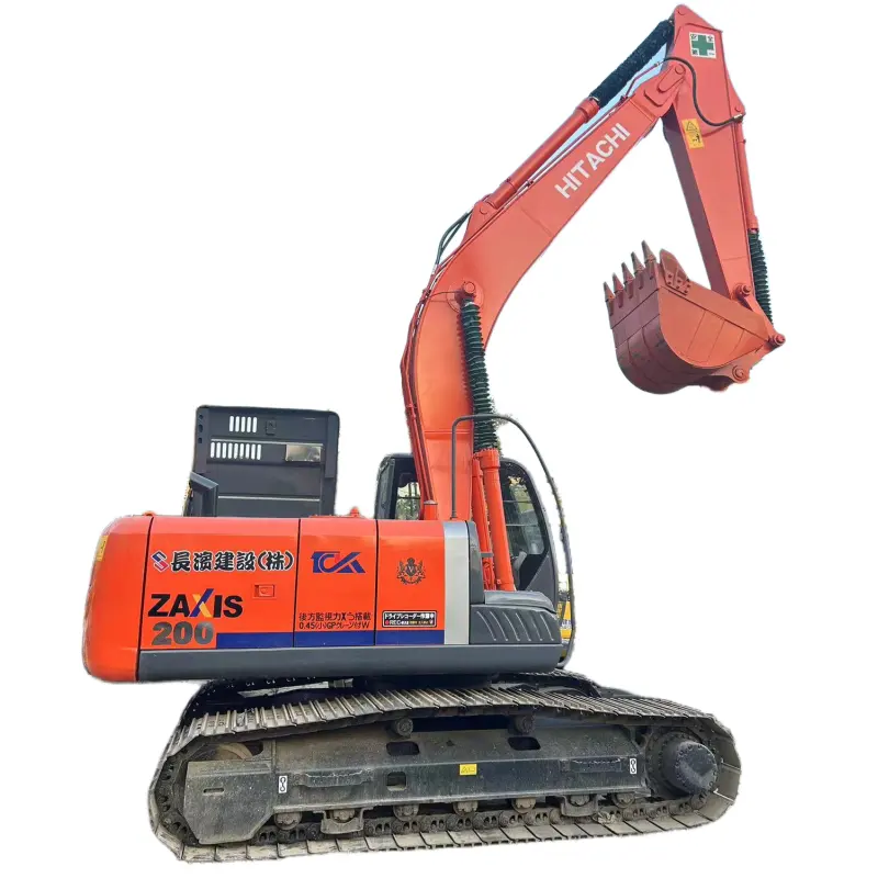 Used Excavators Hitachi ZX200 Original Low Price crawler hydraulic excavator machinery Japanese condition hot sale
