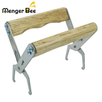 Vente en gros usine Nouveau Menger Bee FG-5 Lève-cadres de ruche en acier inoxydable et bois 13 cm Garantie 1 an