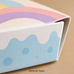 Custom Printed Paper <b>Cake</b> <b>Box</b> Candy Packaging Gift Carton for Birthday Party Favor - Product Image 4