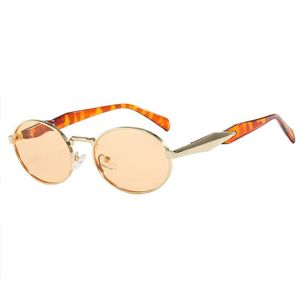 Nouveautés 2026 – Lunettes de soleil elliptiques tendance style punk, luxe rétro, protection UV400, pour femme – Prix de gros usine - Product Image 3