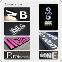 Enseigne LED personnalisée pour entreprise, étanche, pour l'extérieur, avec lettres 3D, pour restaurant, fast-food, publicité sur le devant