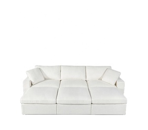 أريكة جديدة رائجة مزيج من الأسرة والنسيج أريكة الزاوية الصفيفة - Product Image 1