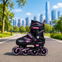 Patins à roulettes en aluminium réglables électriques pour hommes et femmes, sports de plein air, chaussures de patinage professionnelles, roues de patins à roulettes