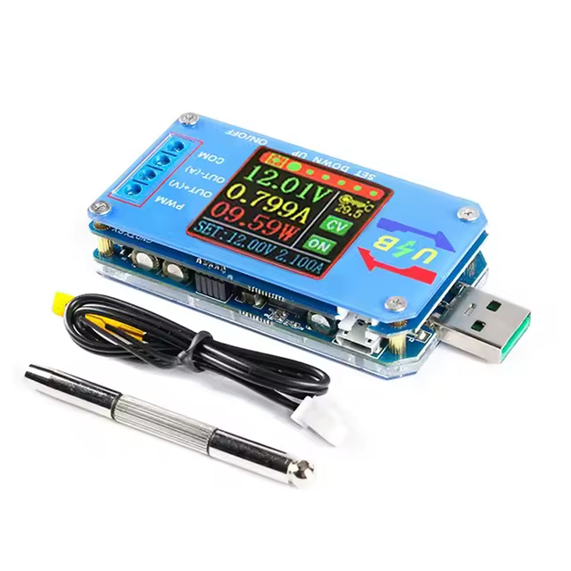 Precise USB Current Regulator With PWM Frequency Measurement From 5V to 12V Regulator USB Ammeter