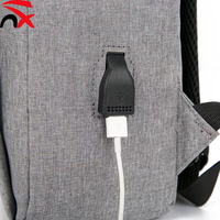 Sac d'ordinateur personnalisé, sac à dos pour ordinateur portable de grande capacité, sac à dos multifonctionnel avec port USB, vente en gros