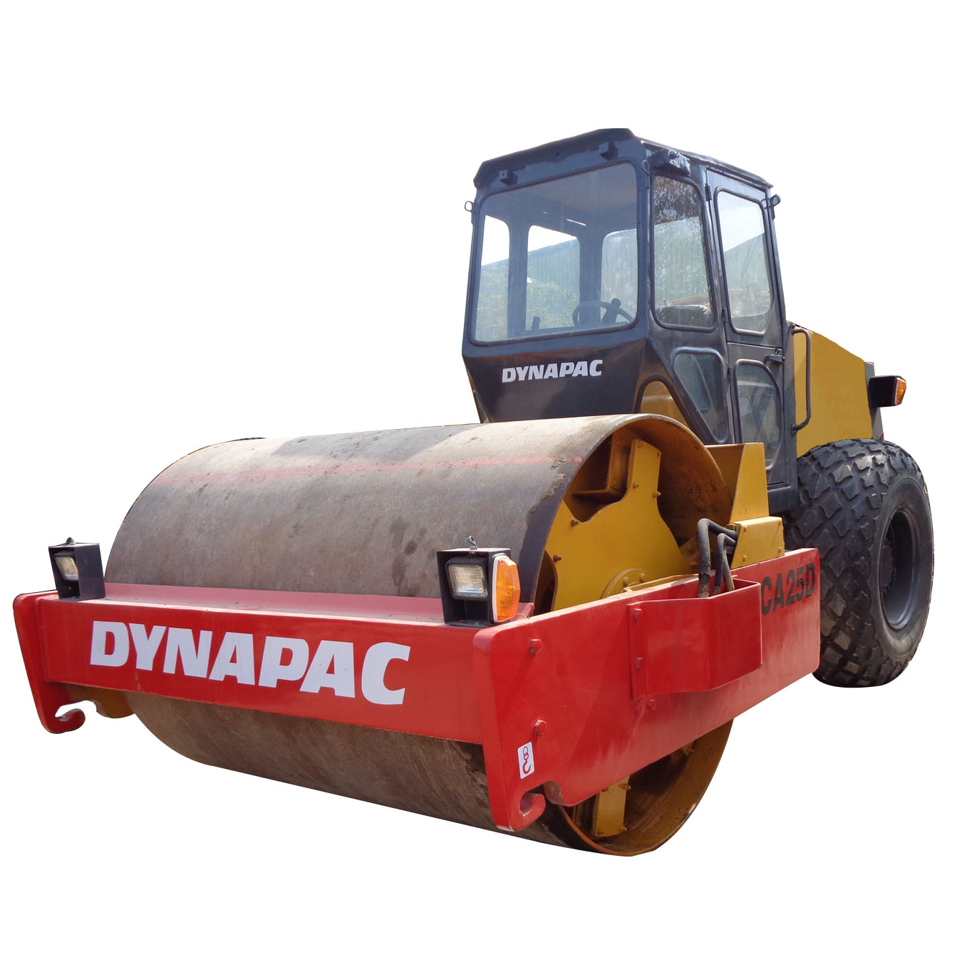 Прочный оригинальный автомобильный каток Dynapac Ca25D/подержанная дорожная техника Dynapac Ca25D 12 тонн Вибрационный уплотнительный дорожный каток
