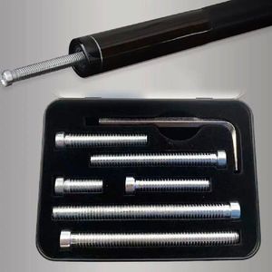 Kit de Reparación de Puntas de Taco de Billar MEZZ, Juego de Tornillos Roscados con Estuche de Almacenamiento para Mantenimiento de Tacos - Product Image 1
