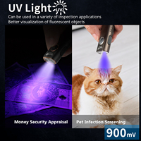 TrustFire Unique Ultra Mince Mini X3 1050LM Projecteur Lampe Torche EDC UV 365nm Plate Magnétique Laser Vert