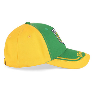 Cappellino da Baseball per Calcio a 6 Pannelli con Ricamo in Puro Cotone, Cappello Parasole Estivo della Squadra Brasiliana - Product Image 3