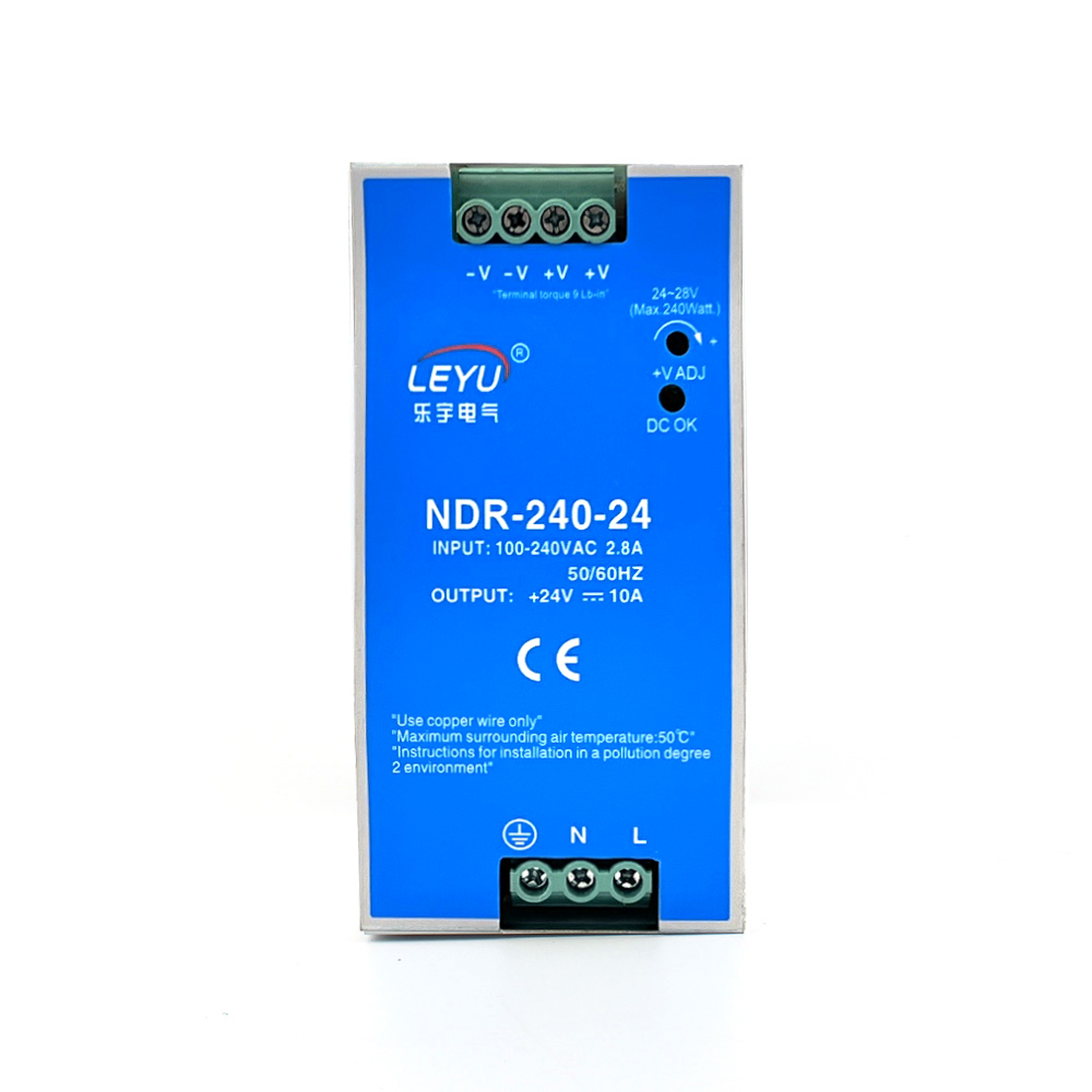 NDR-240-12 DIN ray güç kaynağı 240w 12v 20 amp endüstriyel ayarlanabilir ac dc güç kaynağı din ray