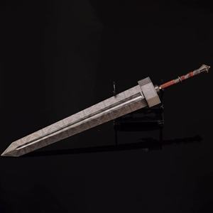 Spada Gigante in Acciaio di <span class=keywords><strong>Elden</strong></span> <span class=keywords><strong>Ring</strong></span>, Modellino 3D Intagliato in Metallo, Accessori per Giochi, Oggetti da Collezione, Regali Raffinati - Product Image 1