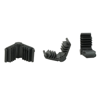 Nouvelle Conception Barre d'Espacement en Aluminium Anti-Fuite 6A 1000 Pièces/Sac Connecteur d'Angle en Plastique