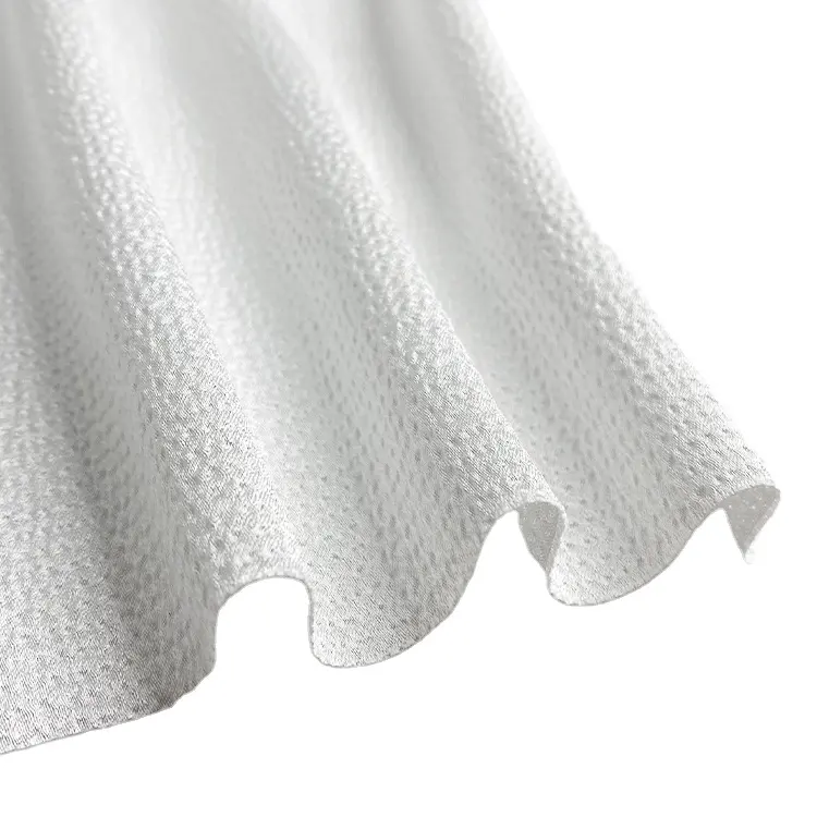 Seerventouse à bulles en 100% polyester, tissu uni en satin 50DX75D pour blouses, robe et chemise pour femmes et enfants