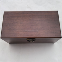 Coffret de Rangement Vintage en Pin avec Couvercle à Charnières, Boîte en Bois pour Cartes de Prières, Cadeau Chrétien pour Femmes, Bible, Noël, Nativité