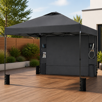 Tente instantanée personnalisée 2x2 résistante aux UV, imperméable, en PVC, avec structure en acier, installation rapide, pour exposition intérieure ou stand de marché