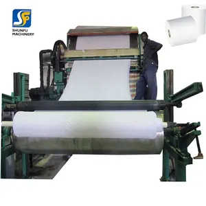 Kağıt üretim tesisi kağıt mendil için küçük ölçekli tuvalet kağıdı yapım makinesi