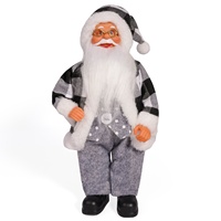 Handgefertigte 12-Zoll Niedliche Kreative Feiertagsdekoration Realistische Stoff-Weihnachtsornamente