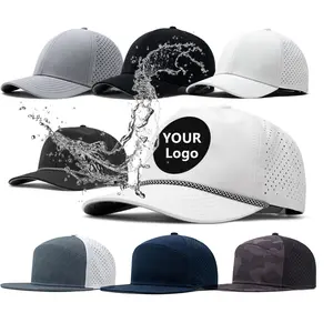 HS41 RTS Hydro Rope Hat A-Game Blank Custom Hydro Odyssee Performance Trucker Snapback Melin Waterproof Hat For Men