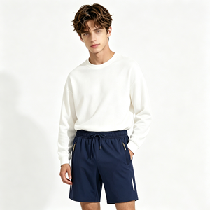 Shorts de sport d'été pour adolescents, coupe courte, avec cordon de serrage, en polyester respirant à séchage rapide, de haute qualité, pour garçons, décontractés, pour la plage - Product Image 3