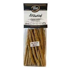 Pan Rústico Tissi 200g X 10 Unidades, Pan Crujiente de Harina de Trigo con Sabor a Granos, de Italia, Daniele - Product Image 1