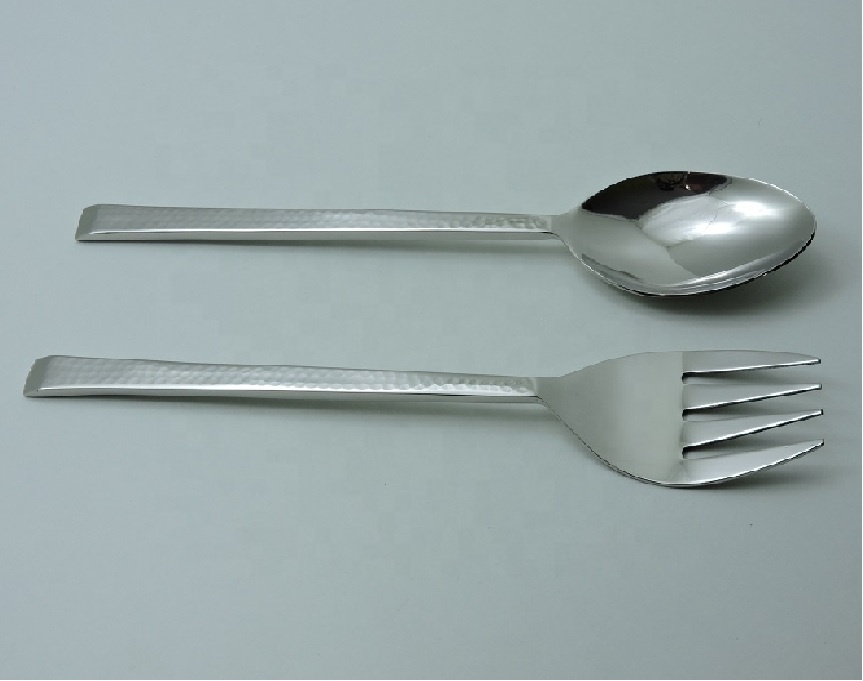 Stainless Steel Simple Metal Salad Server