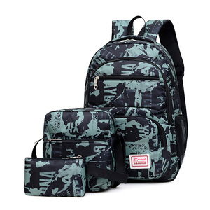 Panelled Large Capacity Laptop External Frame <b>Backpack</b> Physiological Curve Back Casual Zipper Waterproof Polyester - Product Image 1