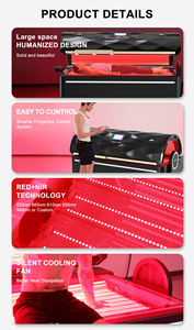 Magique peralatan kecantikan, tempat tidur terapi lampu merah seluruh tubuh dengan fungsi PEMF untuk penggunaan di rumah - Product Image 3