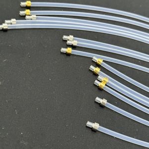 OD4mm extrudado café máquina 300mm FEP tubo tubos com latão - Product Image 3