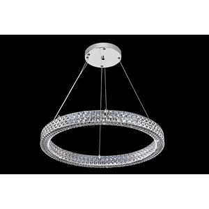 Lampada LED Cromata SOLEDAD, Diametro 60CM - 3600lm 4000K 40W - Product Image 1