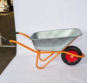Gerobak Dorong Konstruksi China 150kg Roda Pneumatik Gerobak Taman Tugas Berat untuk Dijual WB6418 Gerobak Dorong Beton - Product Image 3