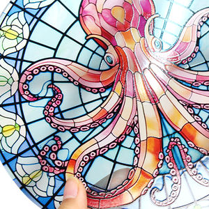 Décoration <span class=keywords><strong>de</strong></span> fenêtre en verre teinté en forme <span class=keywords><strong>de</strong></span> pieuvre, cadeau nautique marin, attrape-soleil suspendu, décoration sur le thème <span class=keywords><strong>de</strong></span> l'océan pour le salon, la <span class=keywords><strong>salle</strong></span> <span class=keywords><strong>de</strong></span> <span class=keywords><strong>bain</strong></span> - Product Image 6