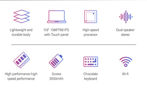 OEM ODM 11,6 дюймовый SSD четырехъядерный 360 градусов вращения 2 в 1 ноутбук YOGA - Product Image 5
