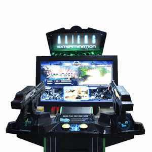 เครื่องยิงปืน VR สนามรบจำลองสงคราม เกมอาร์เคดสำหรับผู้ใหญ่ โปรเจคเตอร์อัจฉริยะ ระบบยิงแบบสะท้อนกลับในร่ม - Product Image 5