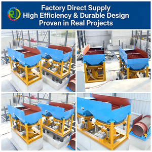 瑞捷节能电机驱动锯齿波重力分选机用于金回收 380V/220V 40-80T/H - Product Image 1