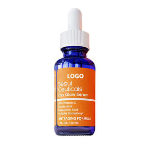 Sérum de jour Glow de Seoul Ceuticals en gros, marque privée, 30 ml, vitamine C, niacinamide, sérum anti-rides pour peaux mixtes à grasses - Product Image 1