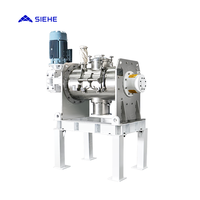 Mélangeur horizontal de poudre de farine, machine de dispersion et de broyage, mélangeur à socs en acier inoxydable SUS304, moteur AC, 200L, pour produits alimentaires et chimiques