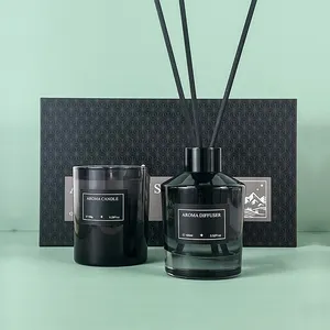 Botol kaca penyebar aroma hotel aromaterapi pabrik profesional set hadiah penyebar aroma baru datang