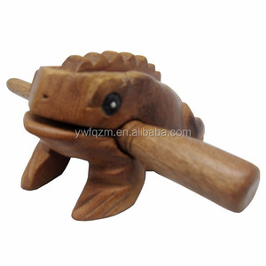 <span class=keywords><strong>Grenouille</strong></span> en bois sculptée à la main décorative de Thaïlande - Product Image 3