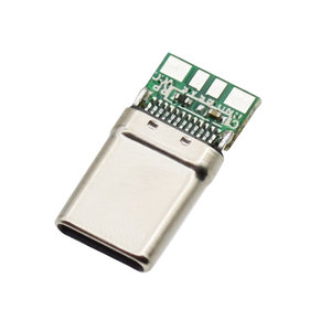 Fabricant USB 3.0 <span class=keywords><strong>Type</strong></span>-<span class=keywords><strong>C</strong></span> 24 broches <span class=keywords><strong>connecteur</strong></span> mâle transfert de données à souder charge rapide 3A 5A <span class=keywords><strong>Type</strong></span> <span class=keywords><strong>C</strong></span> Port <span class=keywords><strong>Connecteur</strong></span> avec carte PCB - Product Image 4
