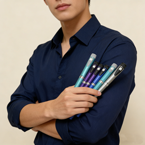 गर्म बिक्री धातु 3 मिलीलीटर v2 पुनः प्रयोज्य इंजेक्शन पेन समायोज्य खुराक के साथ वजन घटाने के लिए - Product Image 4